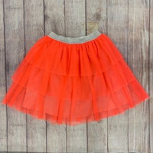 NWOT Girls Bright Coral Gap Tutu Skirt